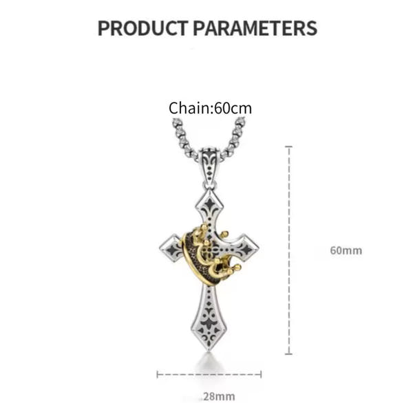 THE CROWN CRUCIFIX (MENS)